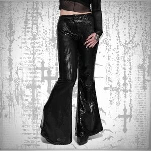 Foxblood disco pants